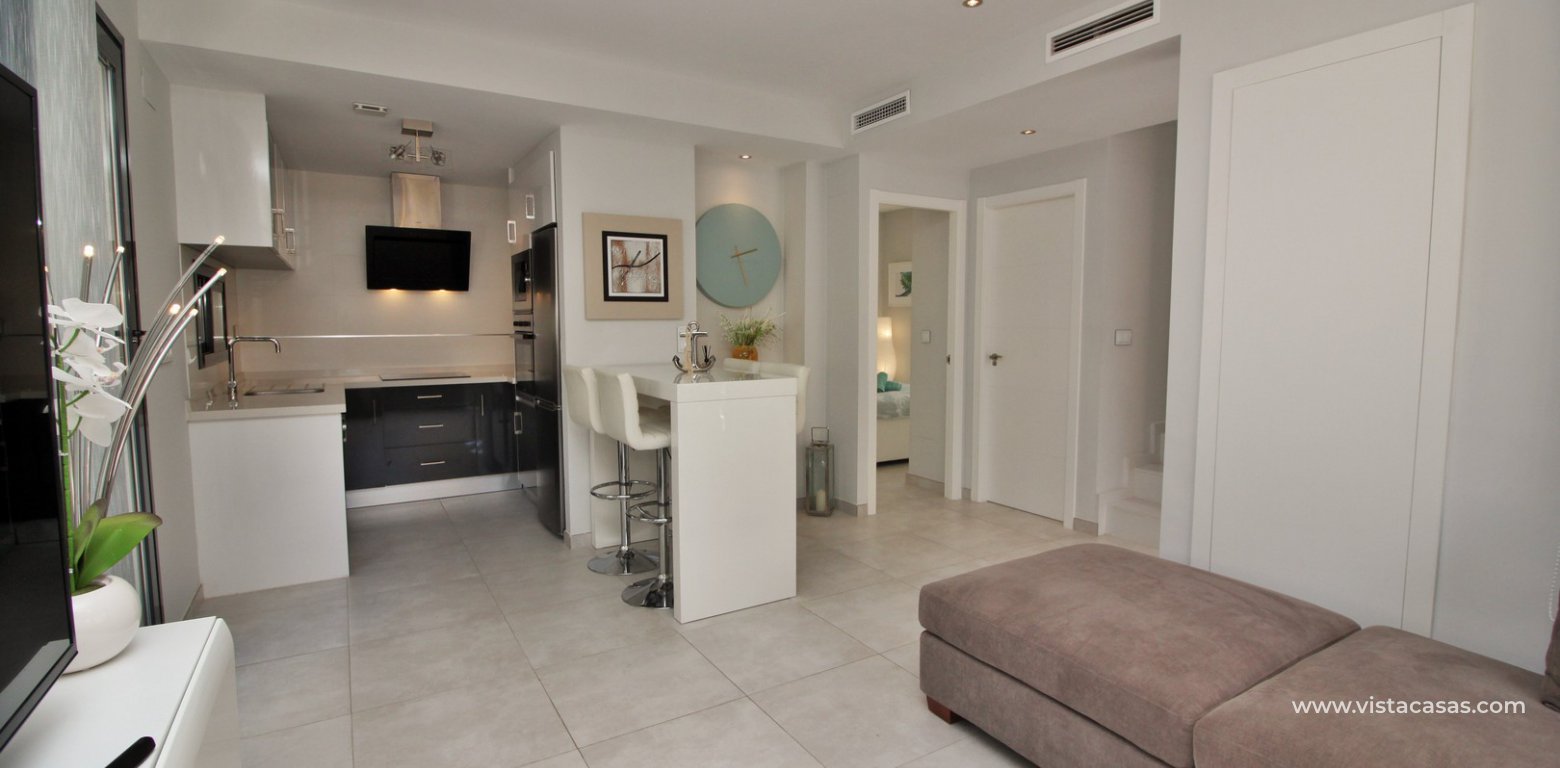 Modern villa with private pool for sale Villamartin lounge