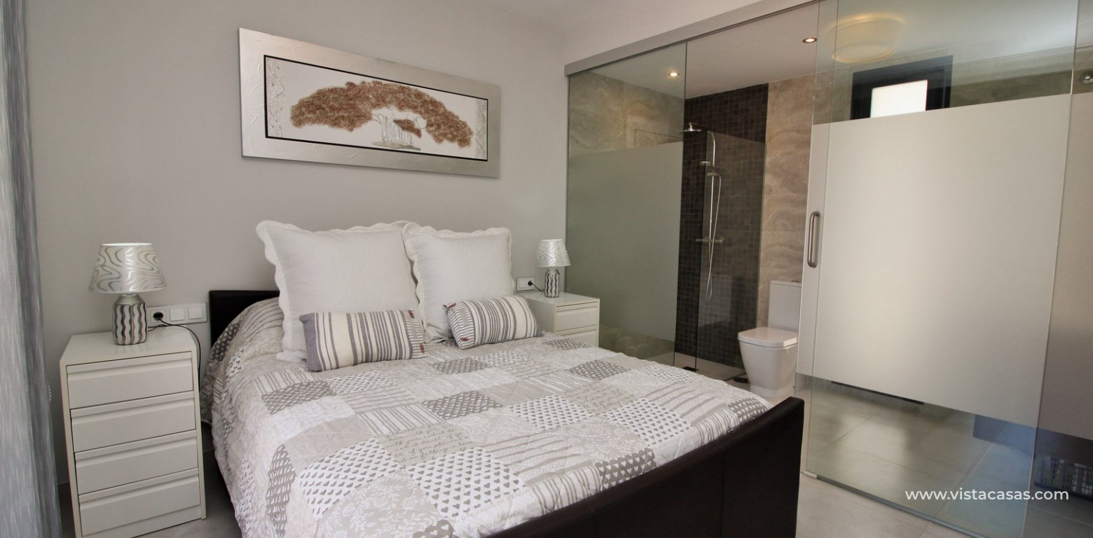Modern villa with private pool for sale Villamartin master bedroom