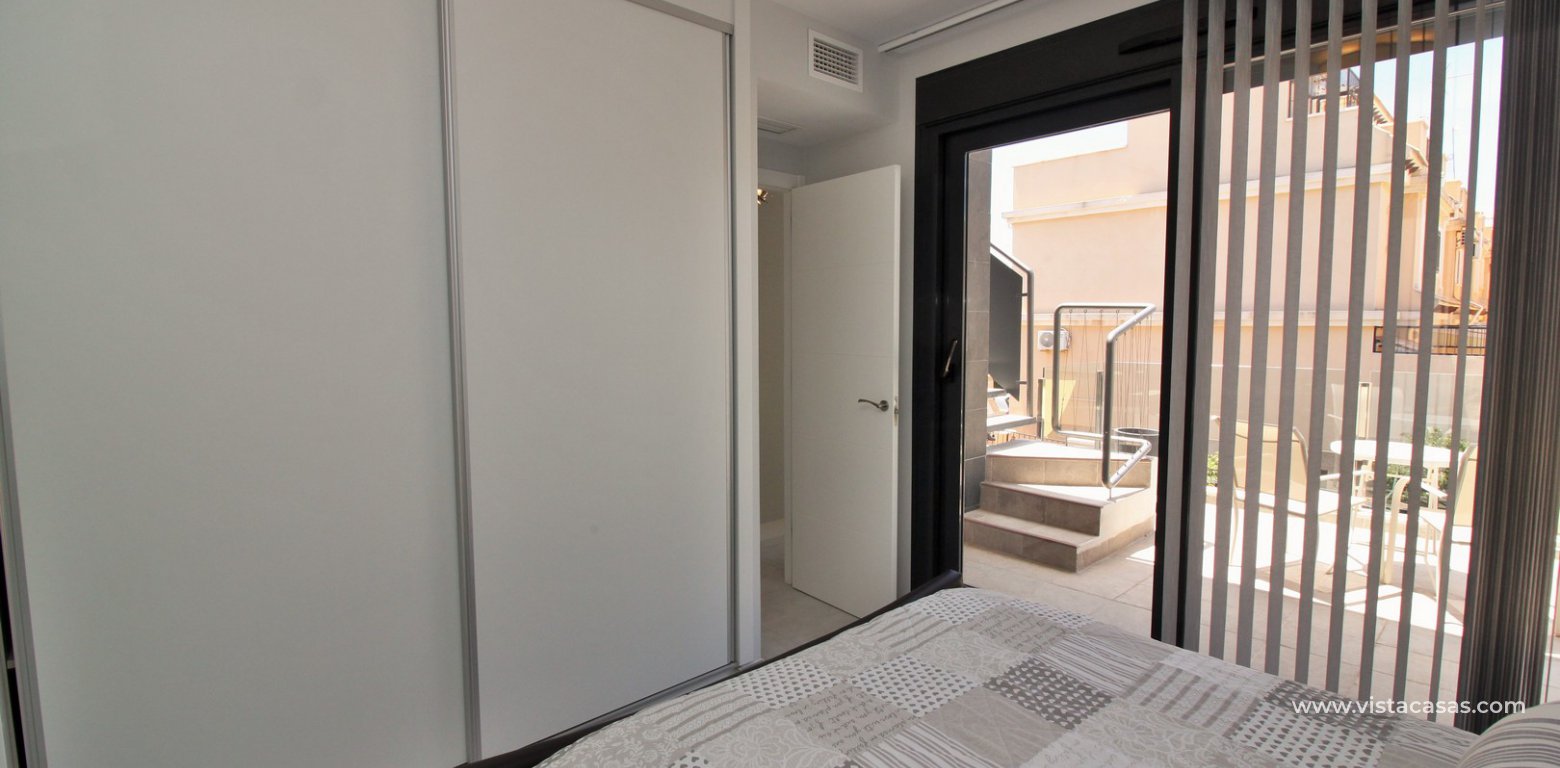 Modern villa with private pool for sale Villamartin master bedroom fitted wardrobes