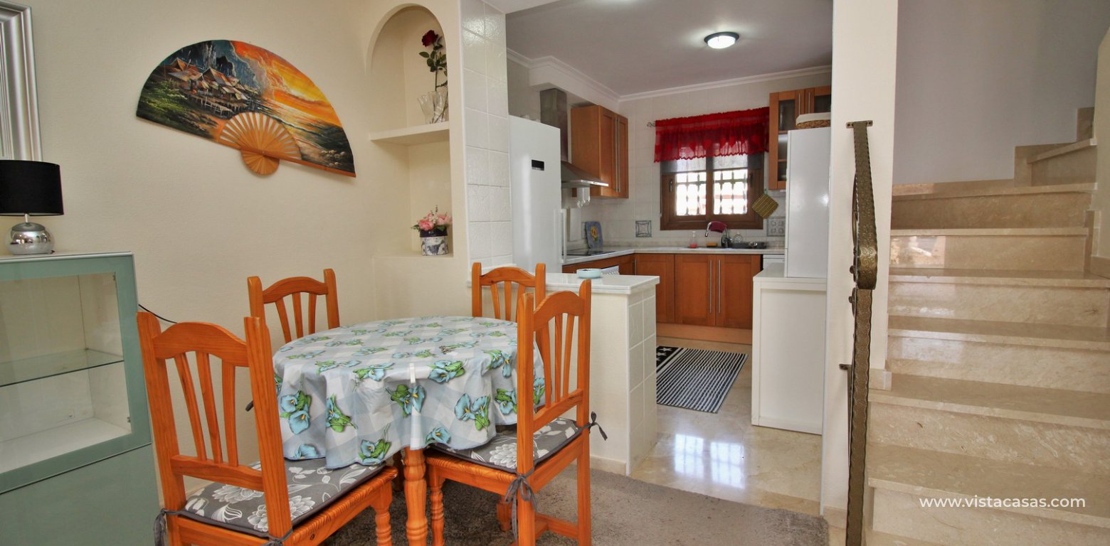 South facing Sofia townhouse for sale R12 Pau 8 Villamartin dining area