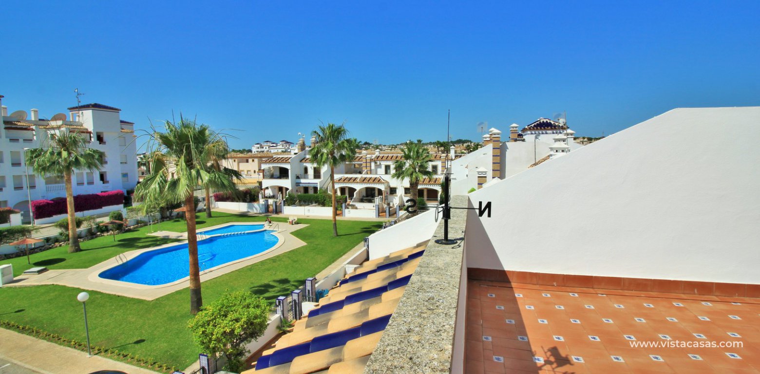 South facing Sofia townhouse for sale R12 Pau 8 Villamartin solarium pool view