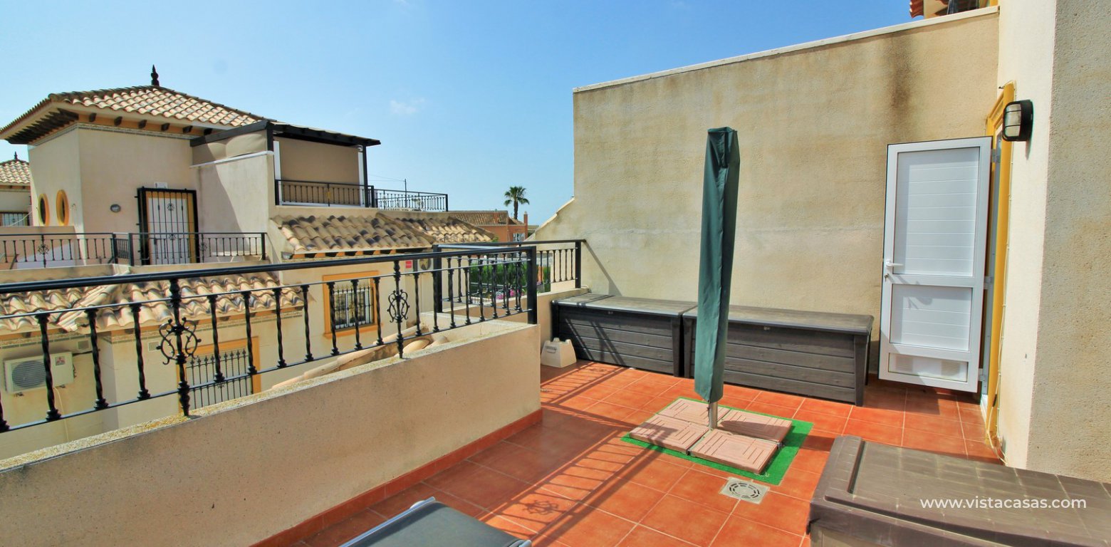 Quad house for sale Pinada Golf II Villamartin roof terrace