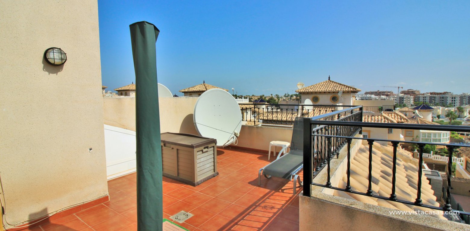 Quad house for sale Pinada Golf II Villamartin roof solarium