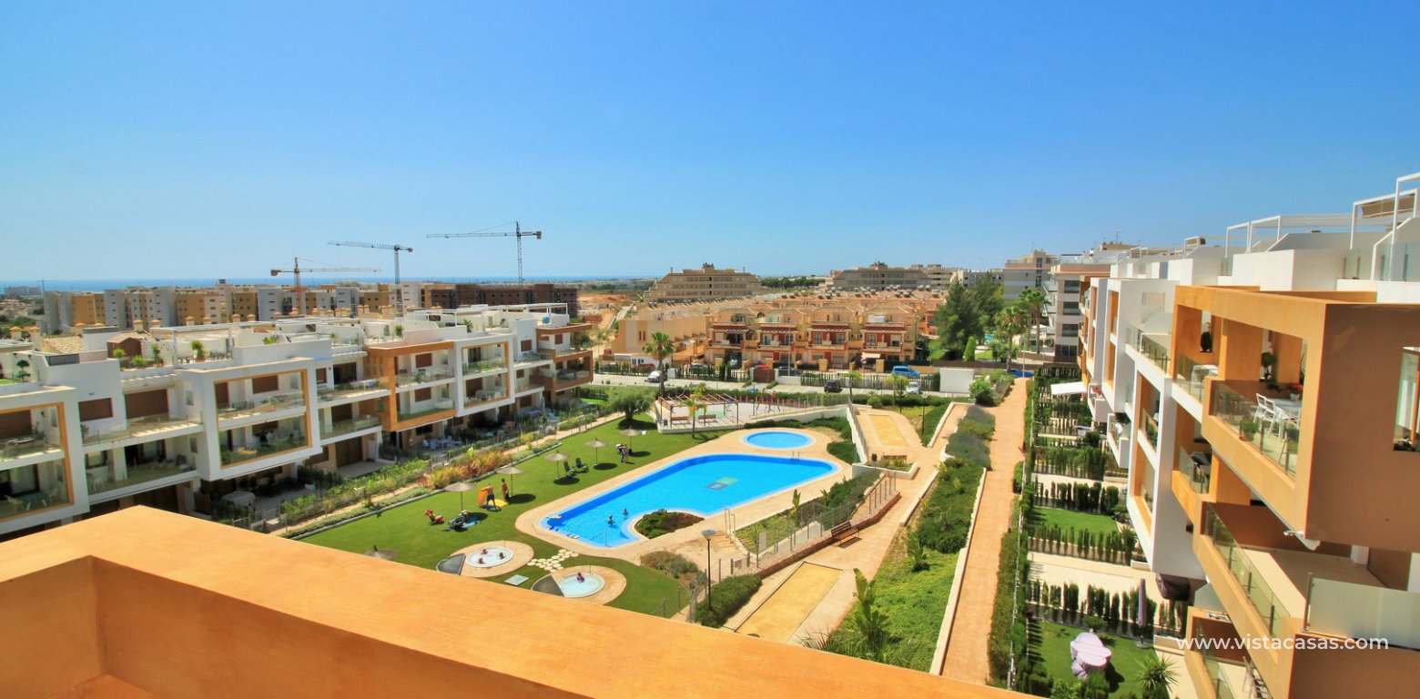 Penthouse apartment for sale Gala Los Dolses solarium pool view