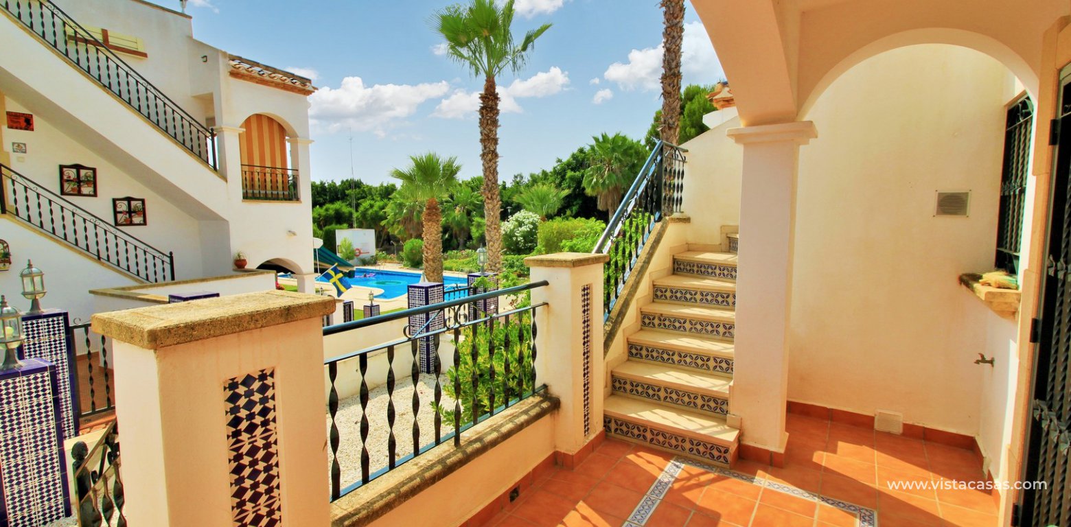 Lola bungalow overlooking the pool for sale R6 Pau 8 Villamartin terrace