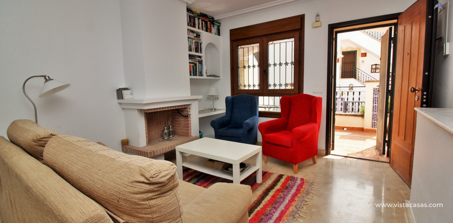 Lola bungalow overlooking the pool for sale R6 Pau 8 Villamartin living area