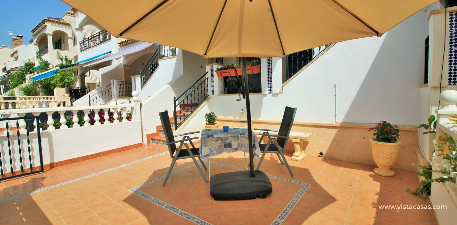 South facing Lola bungalow for sale calle Nabucco Pau 8 Villamartin terrace