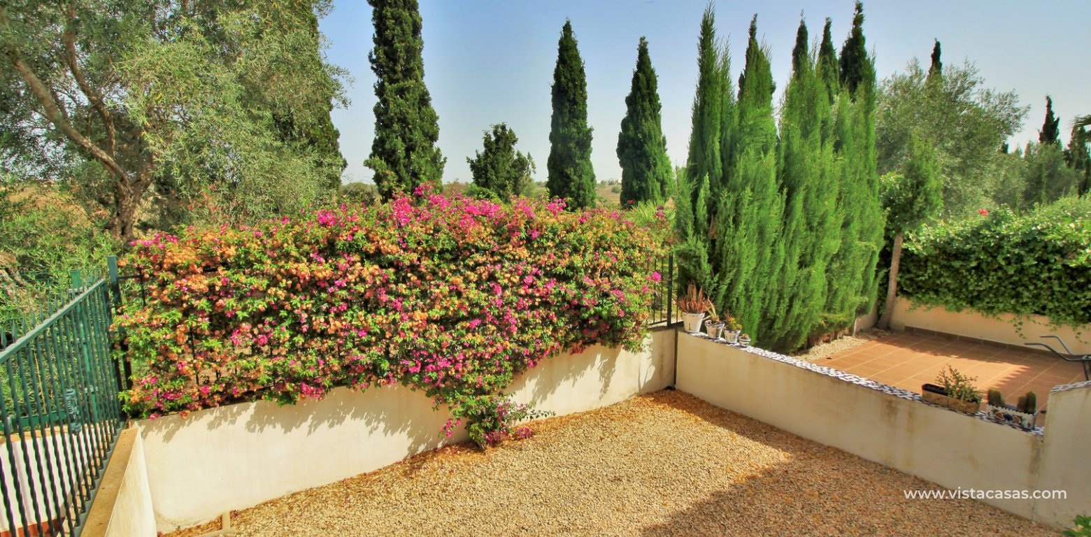 South facing Lola bungalow for sale calle Nabucco Pau 8 Villamartin back garden