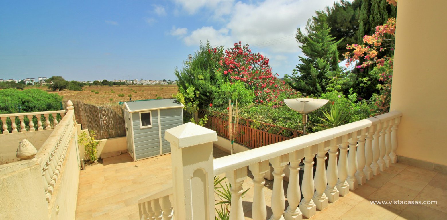 South facing sofia townhouse for sale Valencias Villamartin rear garden