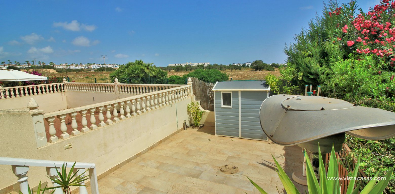 South facing sofia townhouse for sale Valencias Villamartin back garden
