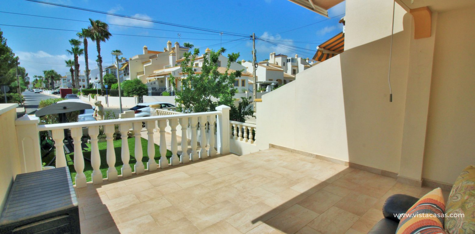 South facing sofia townhouse for sale Valencias Villamartin front terrace