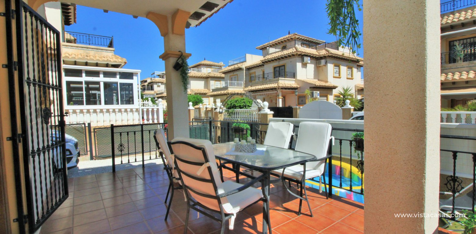 Quad house for sale Pinada Golf 2 Villamartin porch