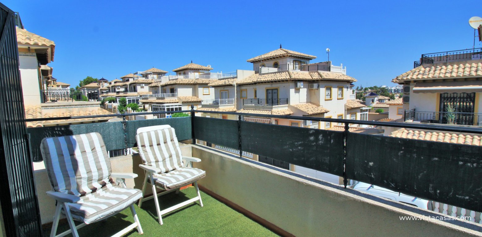 Quad house for sale Pinada Golf 2 Villamartin balcony