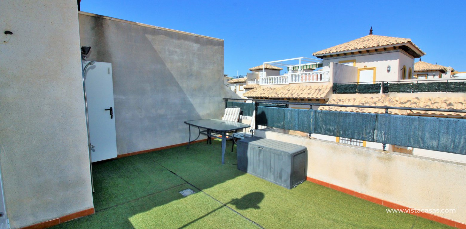 Quad house for sale Pinada Golf 2 Villamartin solarium