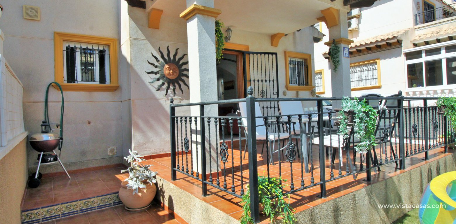 Quad house for sale Pinada Golf 2 Villamartin front terrace