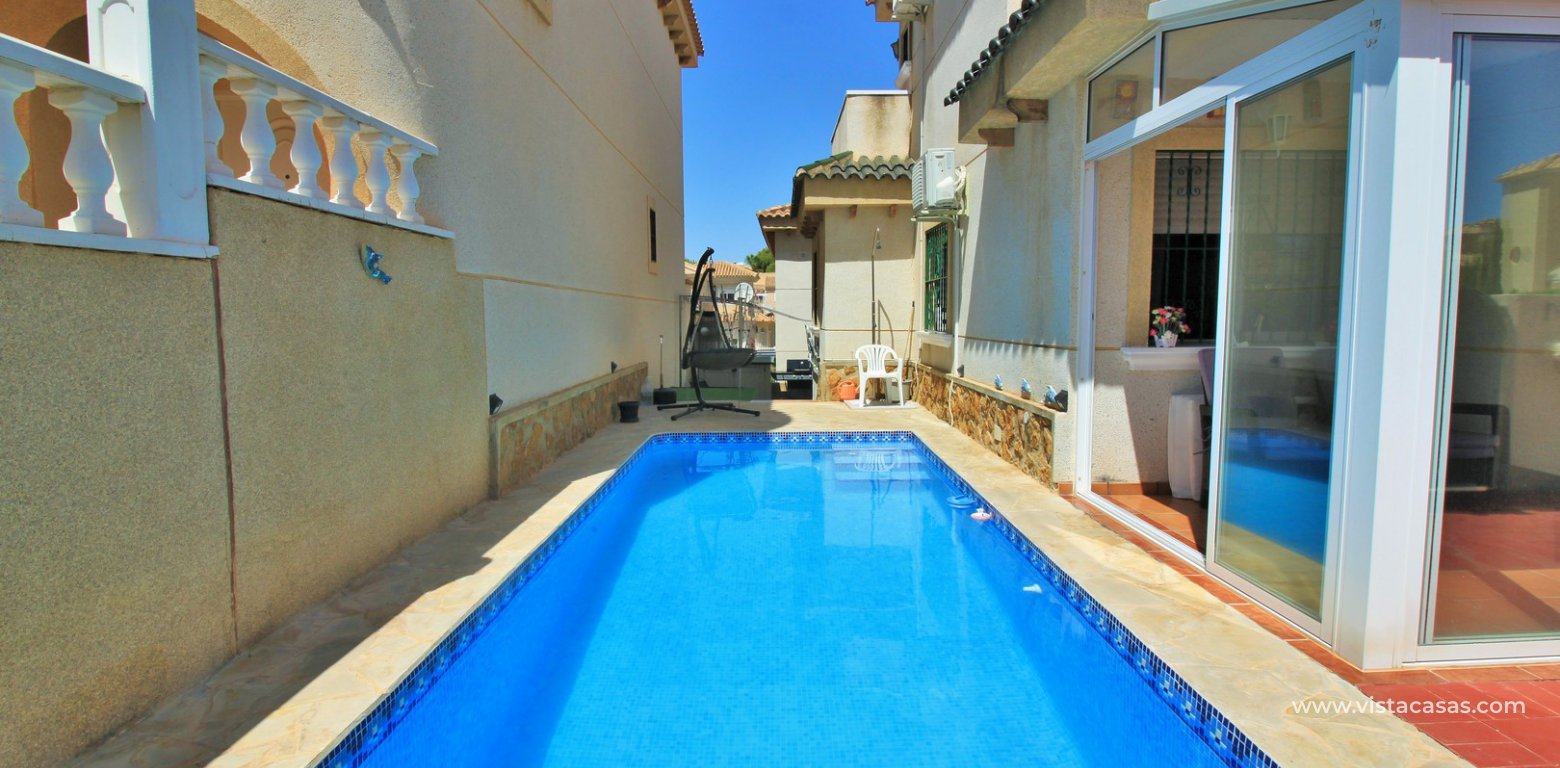 Detached villa with private pool for sale Villamartin swimming pool