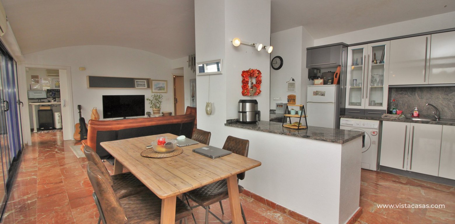 Duplex apartment for sale Los Claveles Las Ramblas Golf dining area kitchen