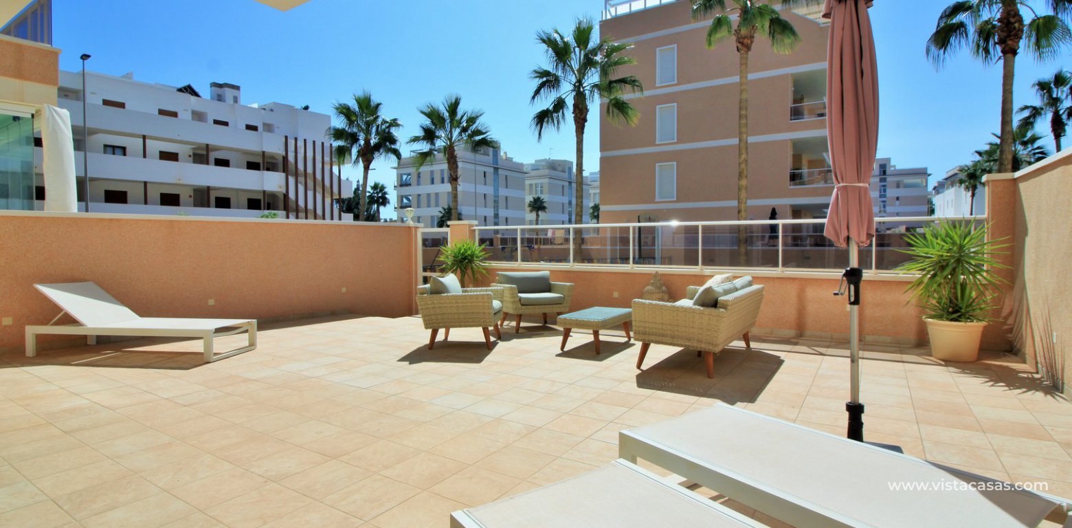 Apartment for sale in Vista Azul XXXI Los Dolses front terrace 2