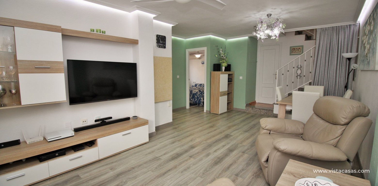 South facing townhouse for sale Torregolf II Cabo Roig lounge