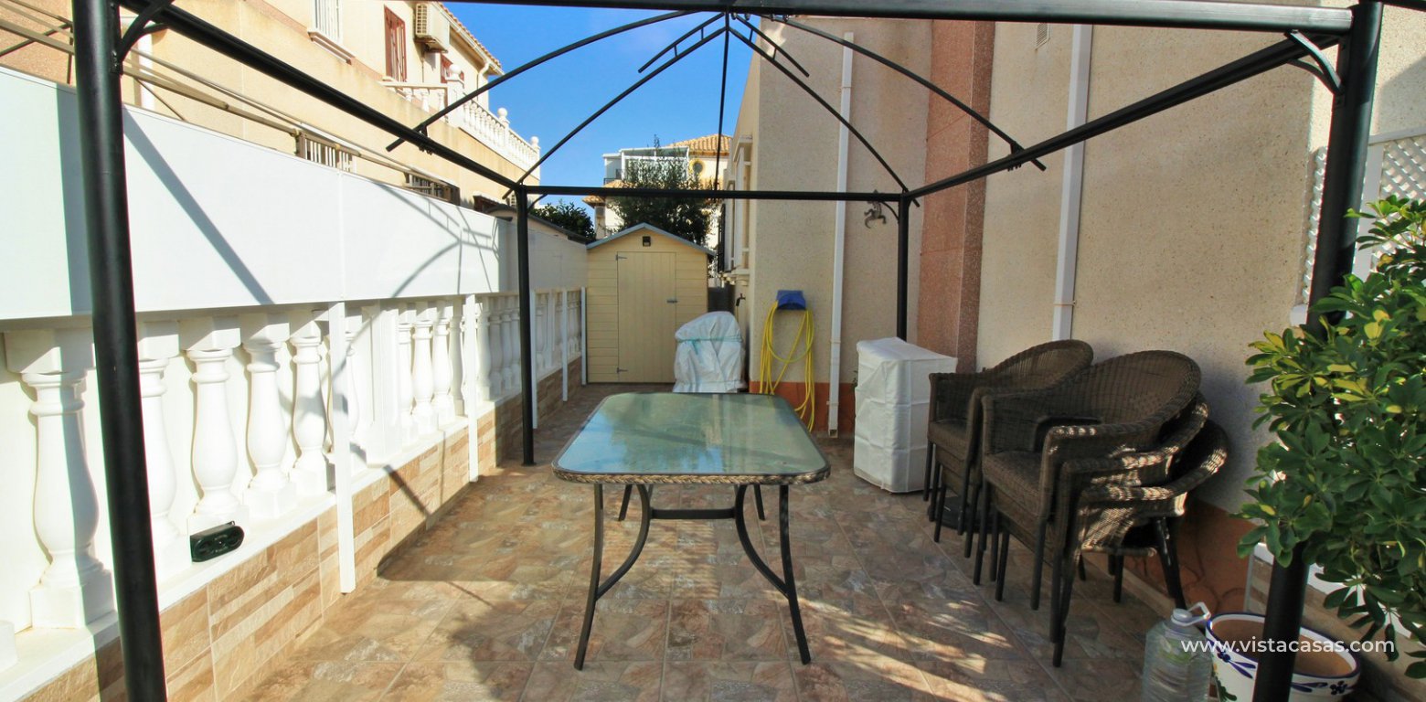 South facing townhouse for sale Torregolf II Cabo Roig private garden