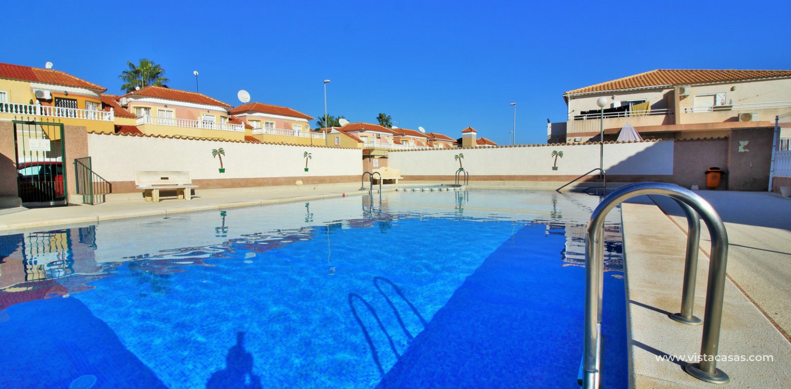 South facing townhouse for sale Torregolf II Cabo Roig communal swimming pool