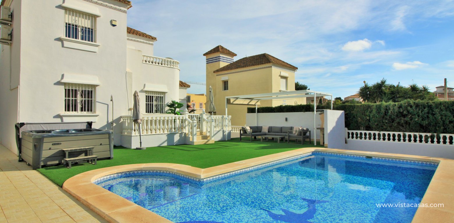 Modern villa private pool for sale Villamartin pool