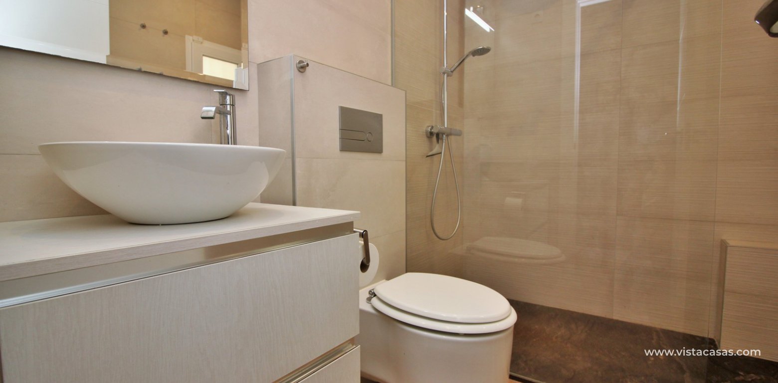 Modern villa private pool for sale Villamartin downstairs bathroom