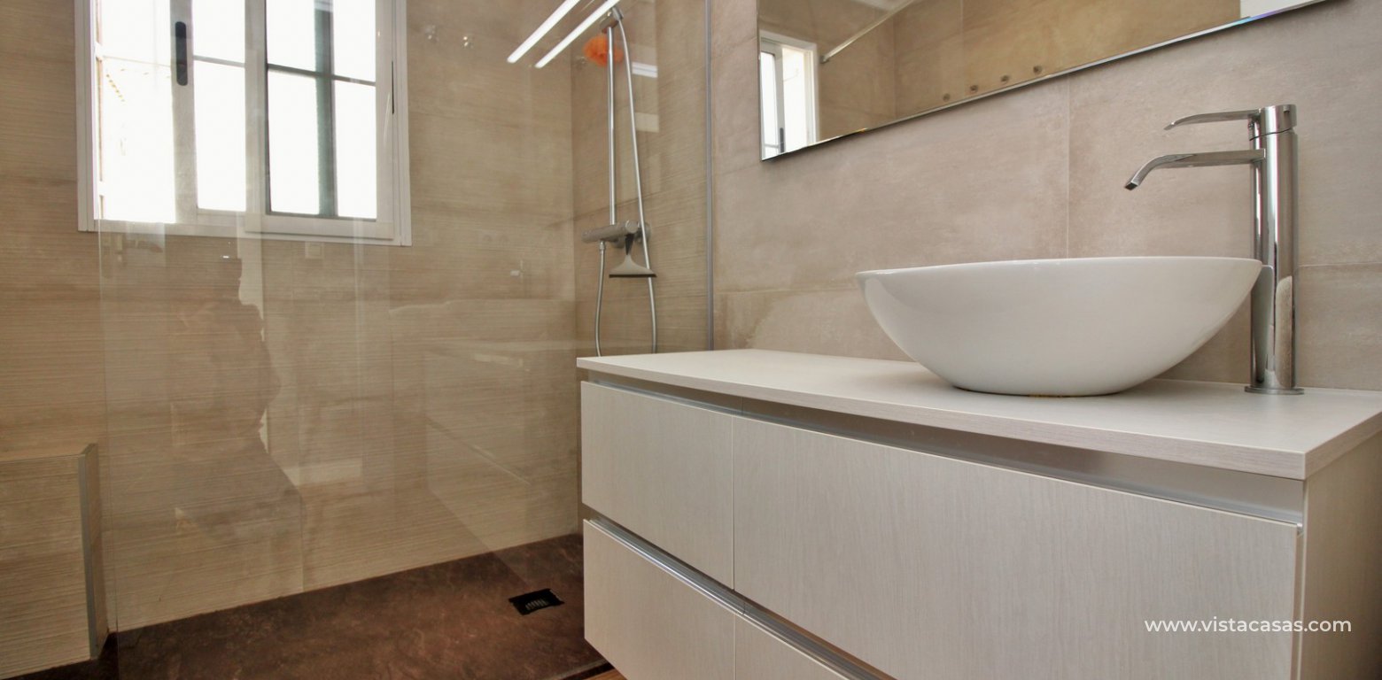 Modern villa private pool for sale Villamartin bathroom