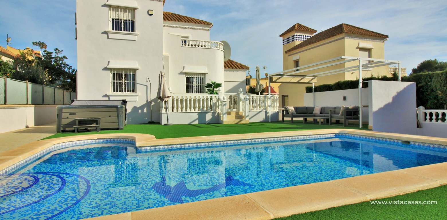 Modern villa private pool for sale Villamartin swimming pool