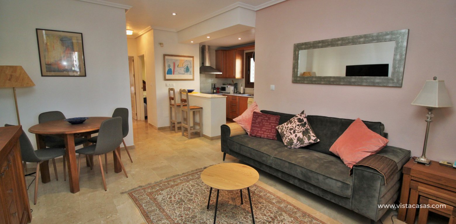 Ground floor corner apaertment overlooking the pool for sale pau 8 villamartin living room 1