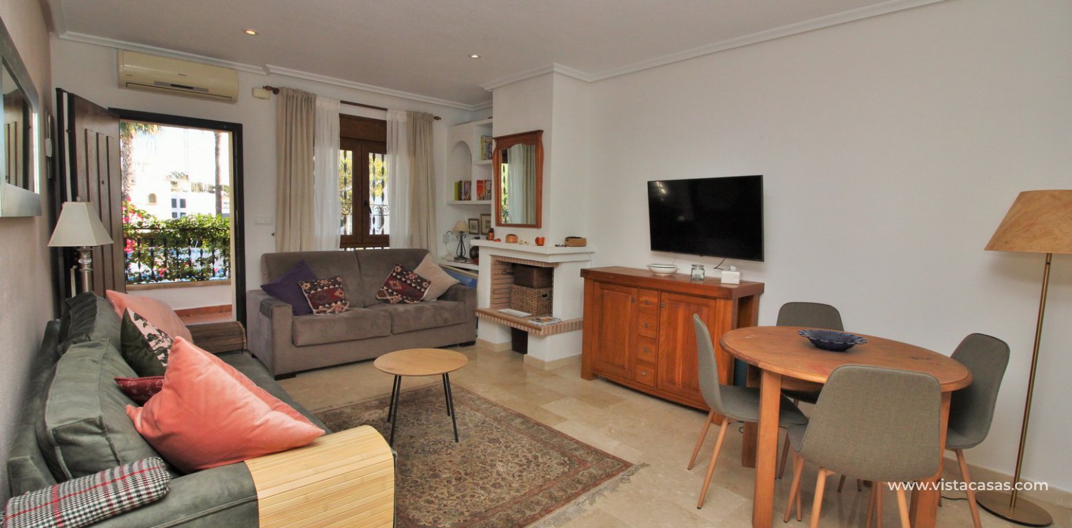 Ground floor corner apaertment overlooking the pool for sale pau 8 villamartin dining room 