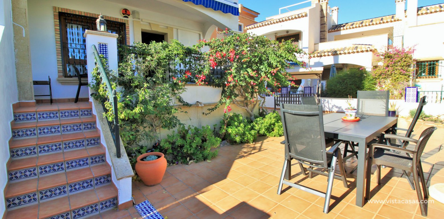 Ground floor corner apaertment overlooking the pool for sale pau 8 villamartin garden 1