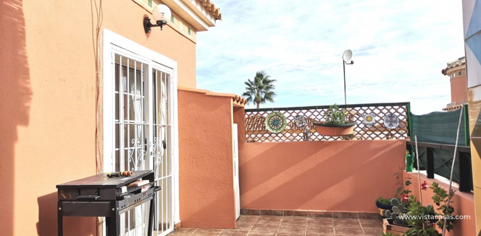 3 bedroom semi detached villa in Playa Flamenca balcony 1