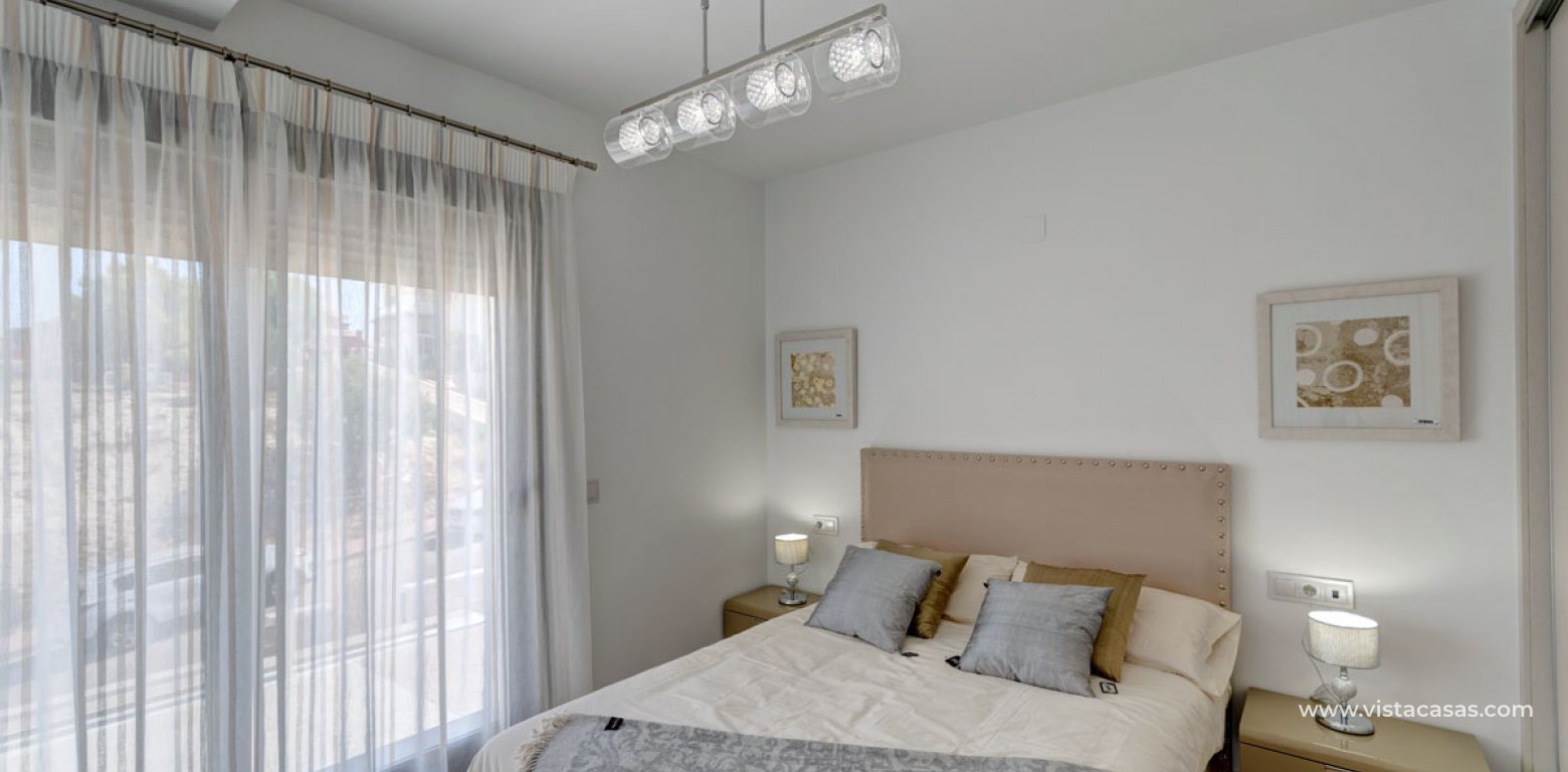 New build villas for sale in Villamartin Marina III master bedroom