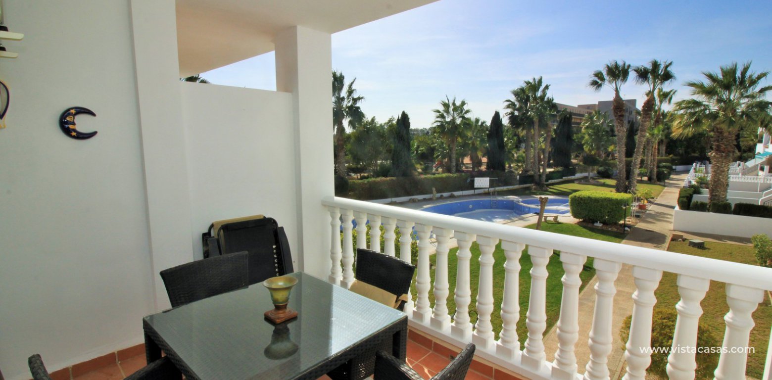 Apartment for sale overlooking the pool Las Rosas Pau 8 Villamartin balcony pool view