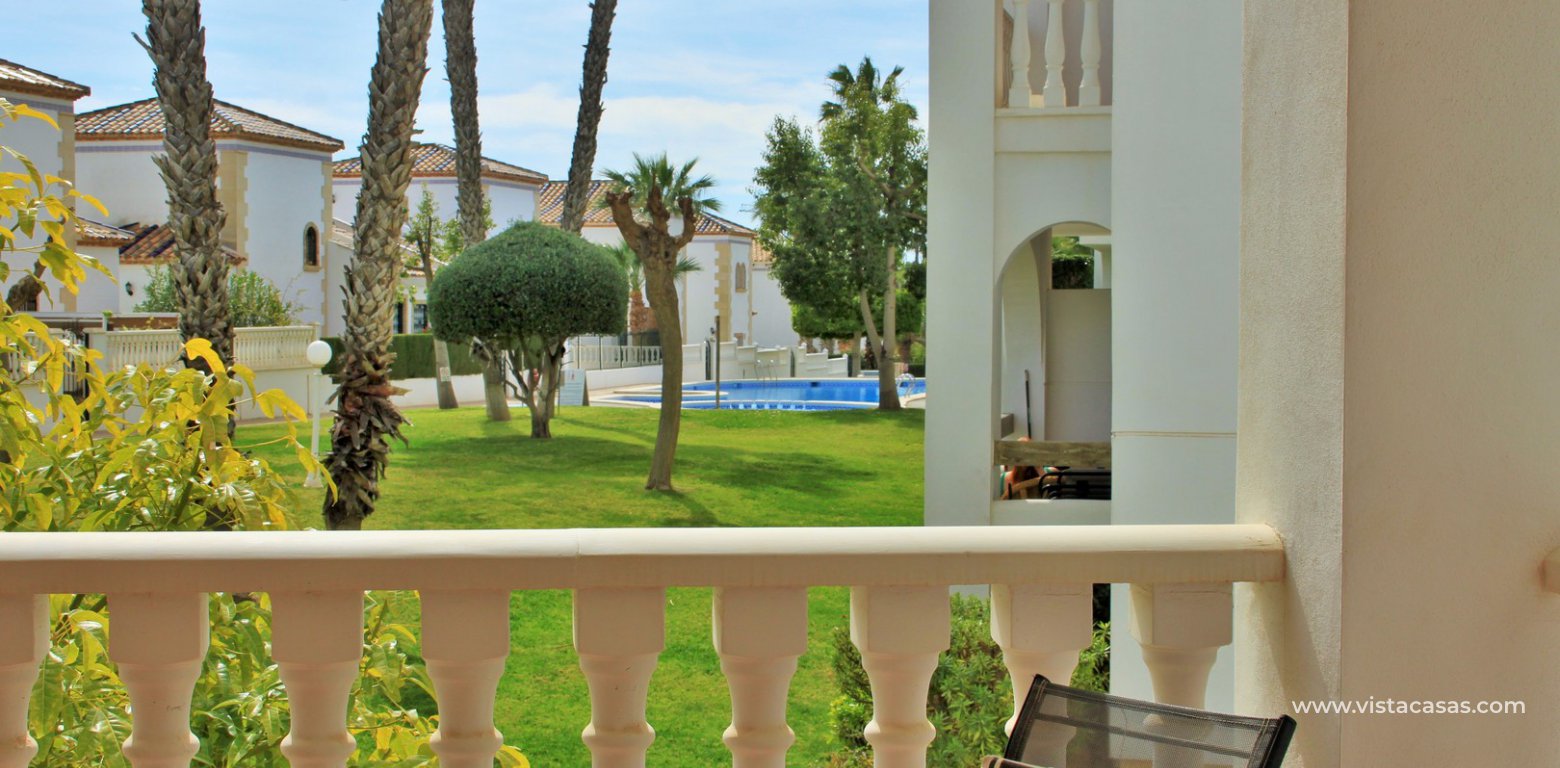 Apartment with pool view for sale Las Violetas Villamartin balcony pool