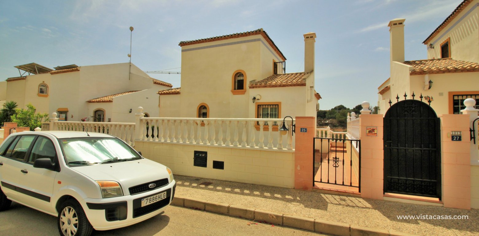 Detached villa with garage for sale R22 Los Dolses rear exterior