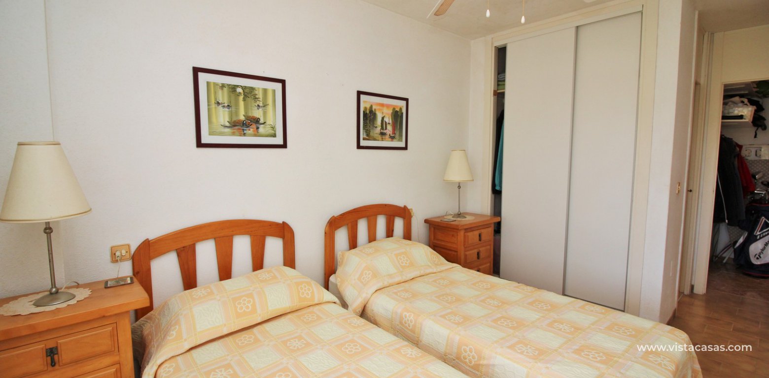 South facing duplex apartment for sale Villamartin Golf twin bedroom fitted wardrobes