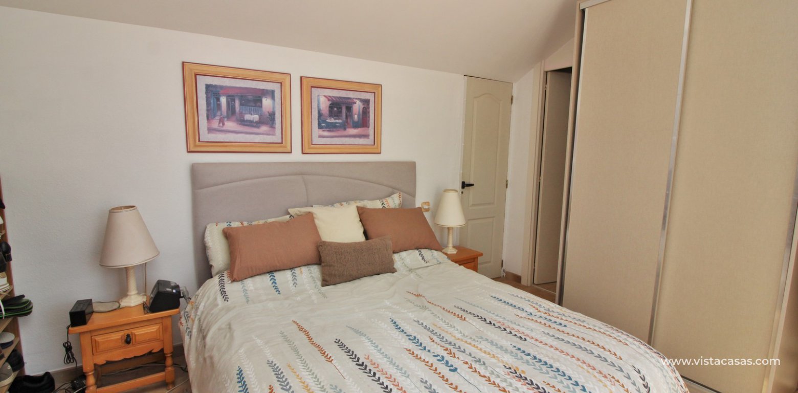 South facing duplex apartment for sale Villamartin Golf master bedroom fitted wardrobes