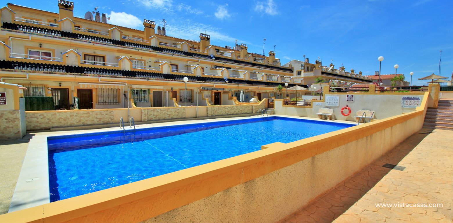 South facing 3 bedroom townhouse for sale Amapolas VII Playa Flamenca swimming pool