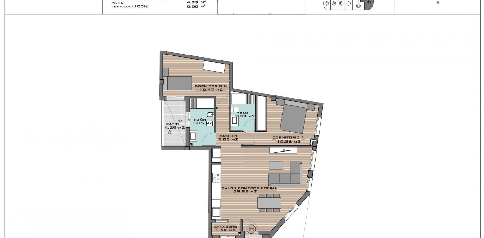 Ny konstruktion - Lägenhet - Algorfa