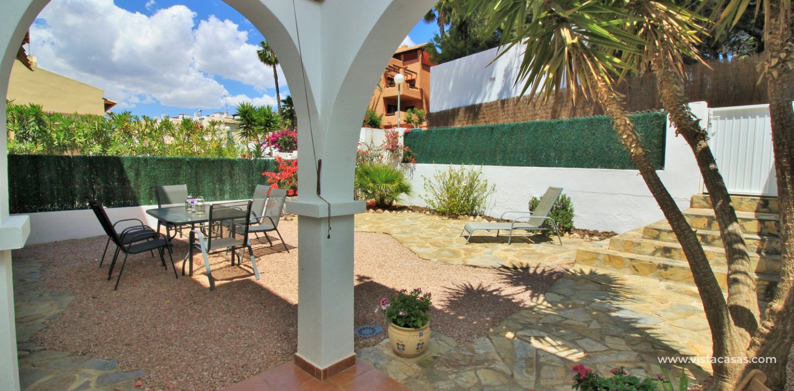 Ground floor apartment with communal pool for sale Panorama Golf Villamartin terrace