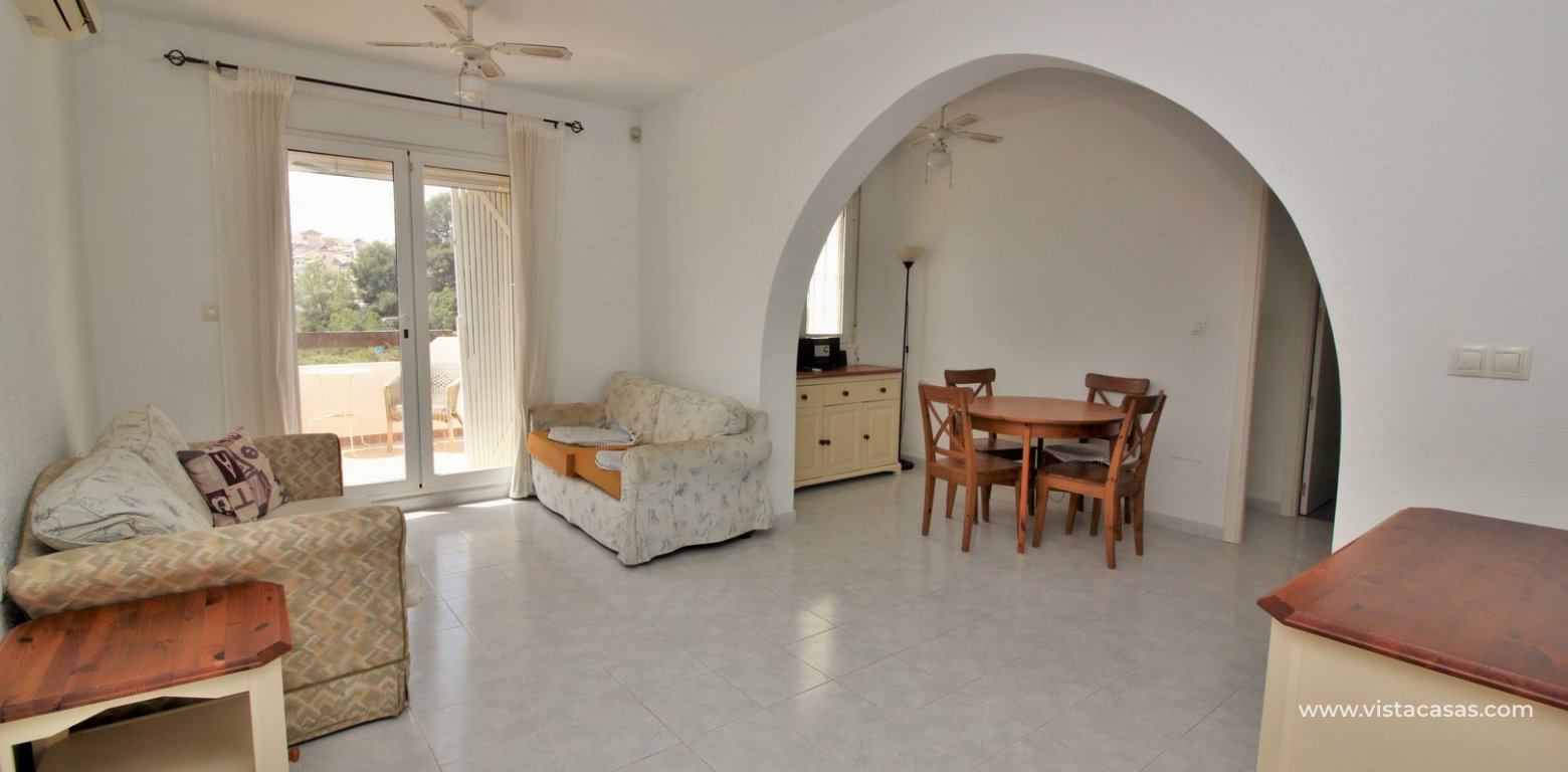 South facing top floor apartment for sale Panorama Golf Villamartin lounge