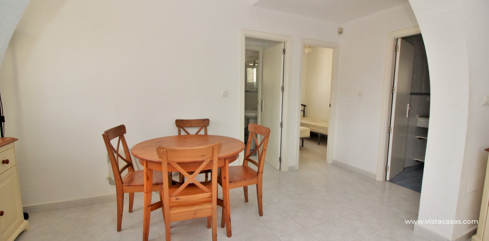 South facing top floor apartment for sale Panorama Golf Villamartin dining area