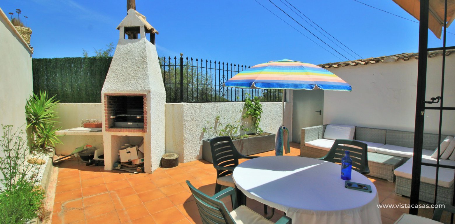 Renovated villa for sale in El Mirador Villamartin rear terrace