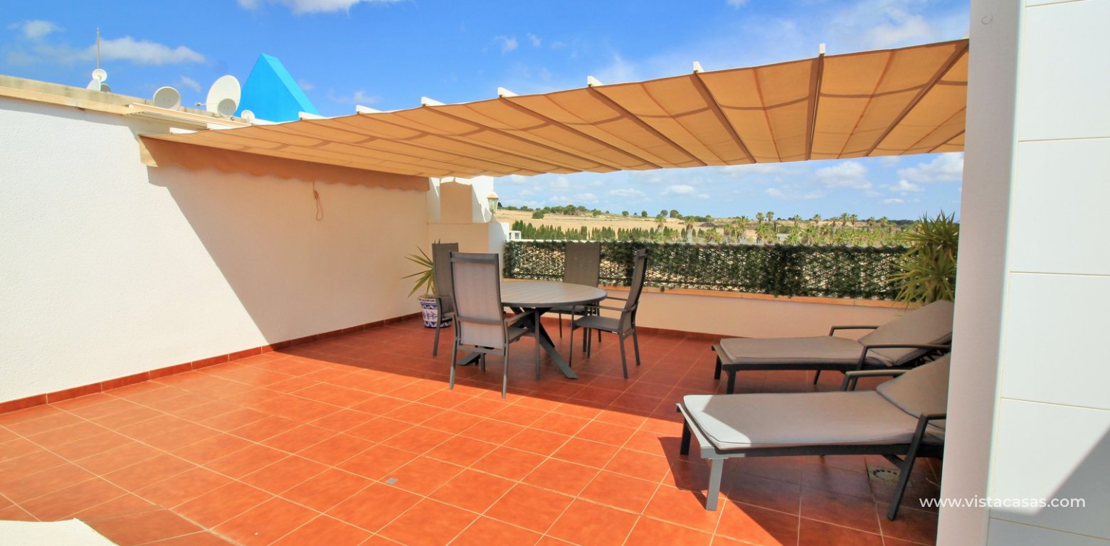 Penthouse apartment for sale Novogolf Villamartin roof terrace