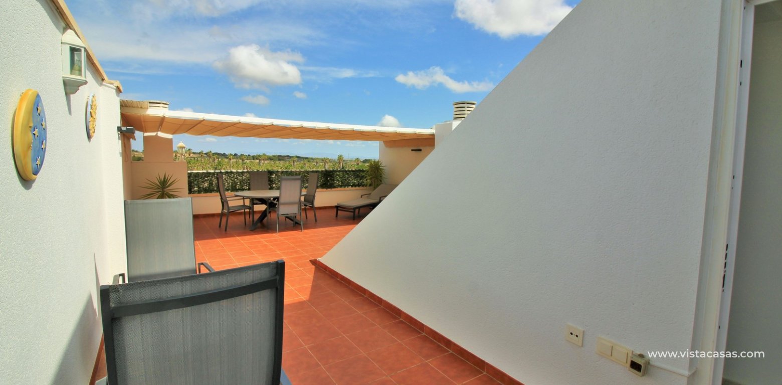 Penthouse apartment for sale Novogolf Villamartin roof terrace 2