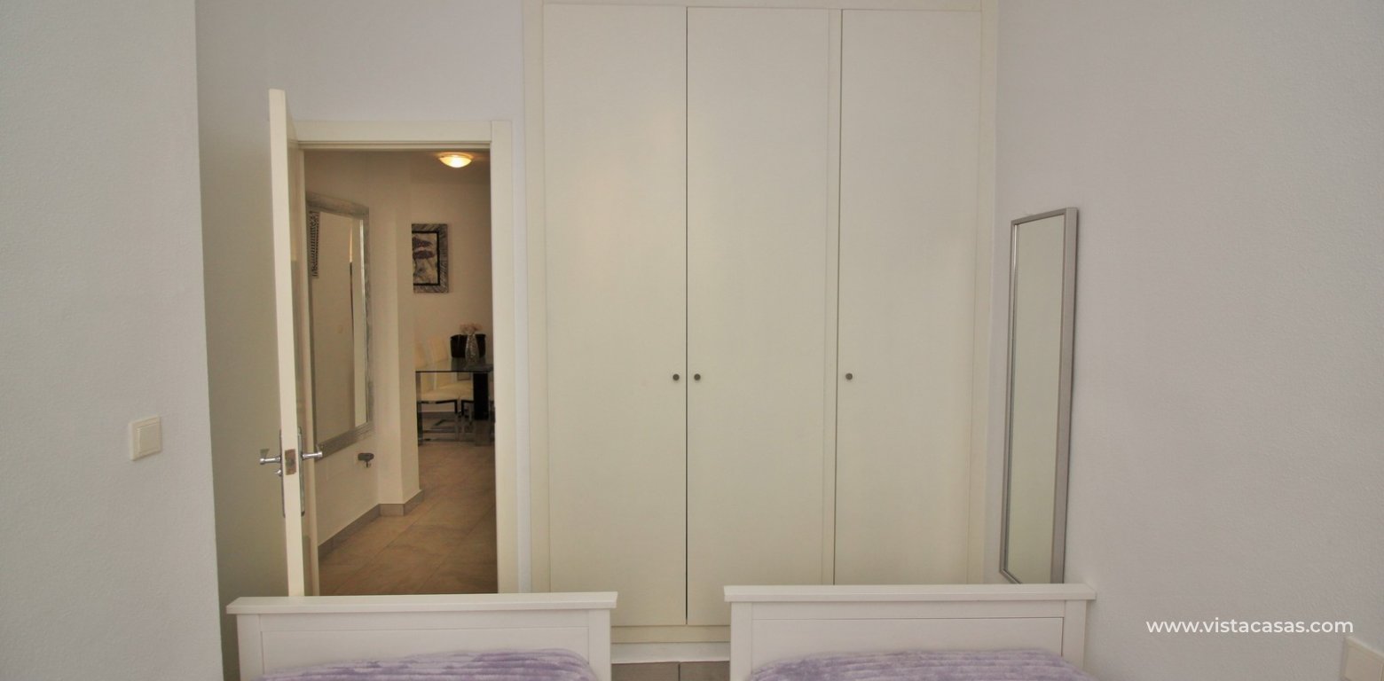 Renovated ground floor apartment for sale Villamartin Panorama Golf twin bedroom fitted wardrobes