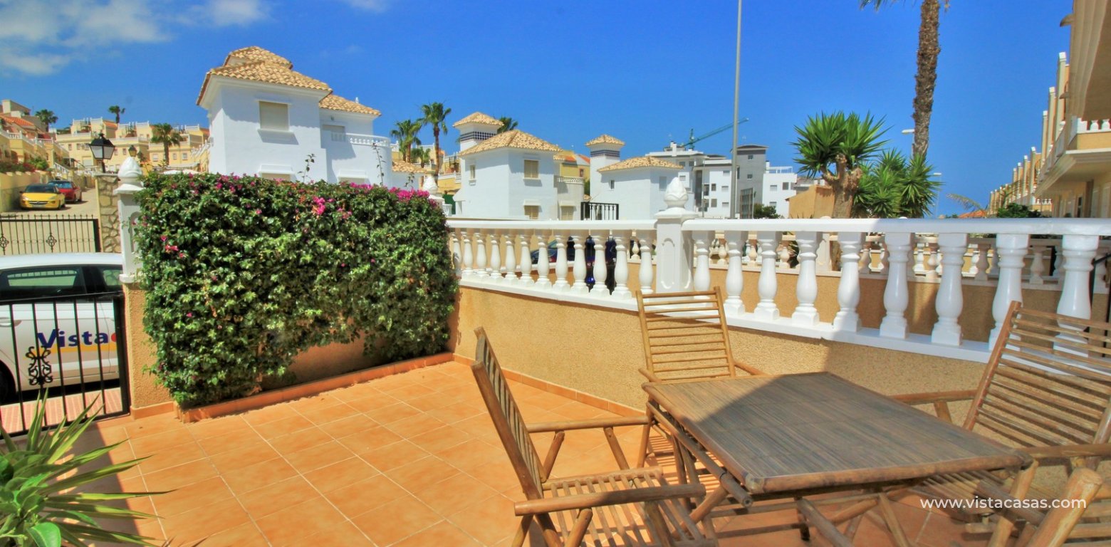 Townhouse for sale Costa Dorada III Villamartin front terrace