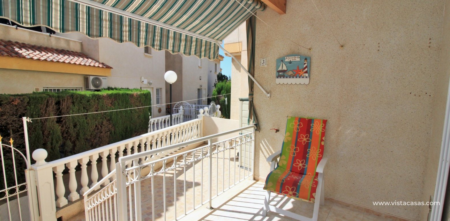 Ground floor apartment for sale Las Ocas Playa Flamenca porch